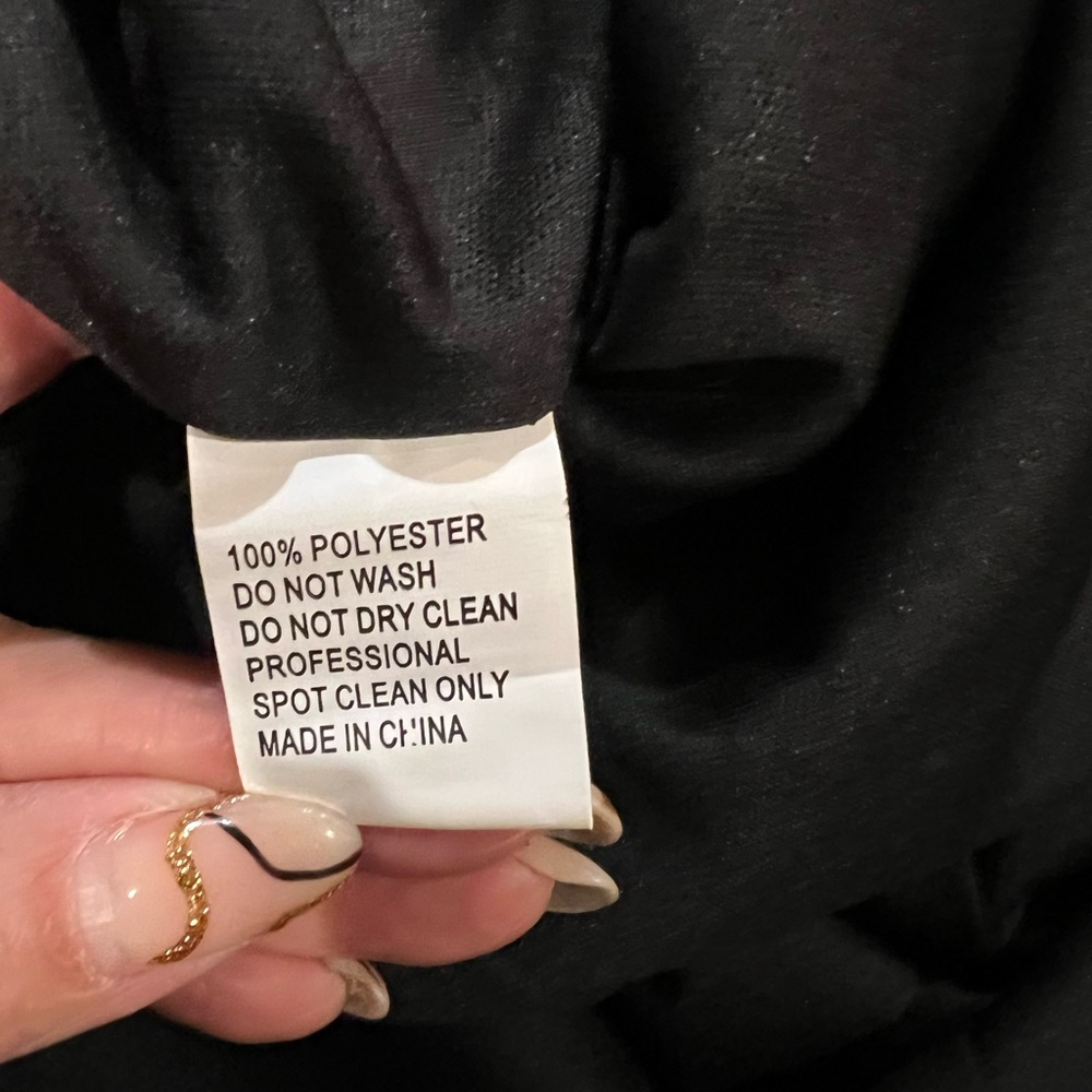 Ieena for Mac Duggal Black Sequin Knotted Long Sleeve Midi Dress Size 6 NWT - Picture 9 of 12